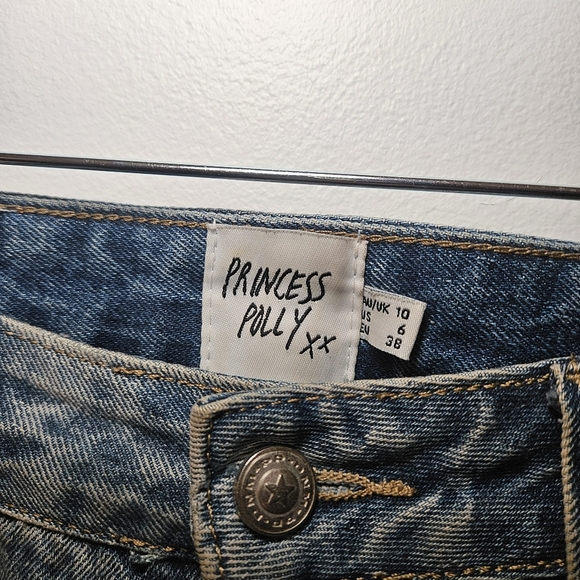 Princess Polly High-Waist Distressed Jeans - Picture 4 of 8